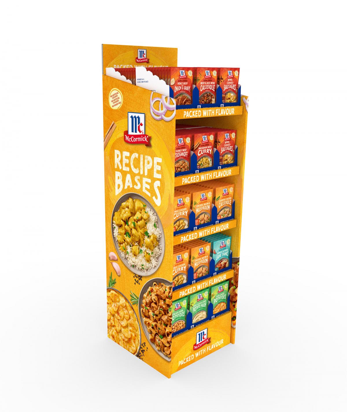 McCormick Recipe Bases In-Store Display